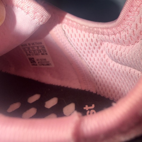Adidas Light Pink and Navy Sneakers - Picture 6 of 6